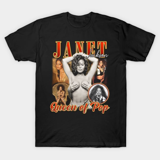 Janet Jackson Vintage Tour Concert T-Shirt by Evergreen Daily